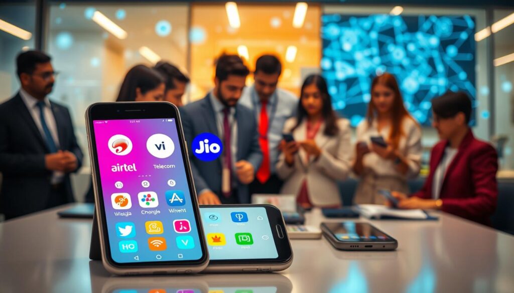 mobile applications for telecom services